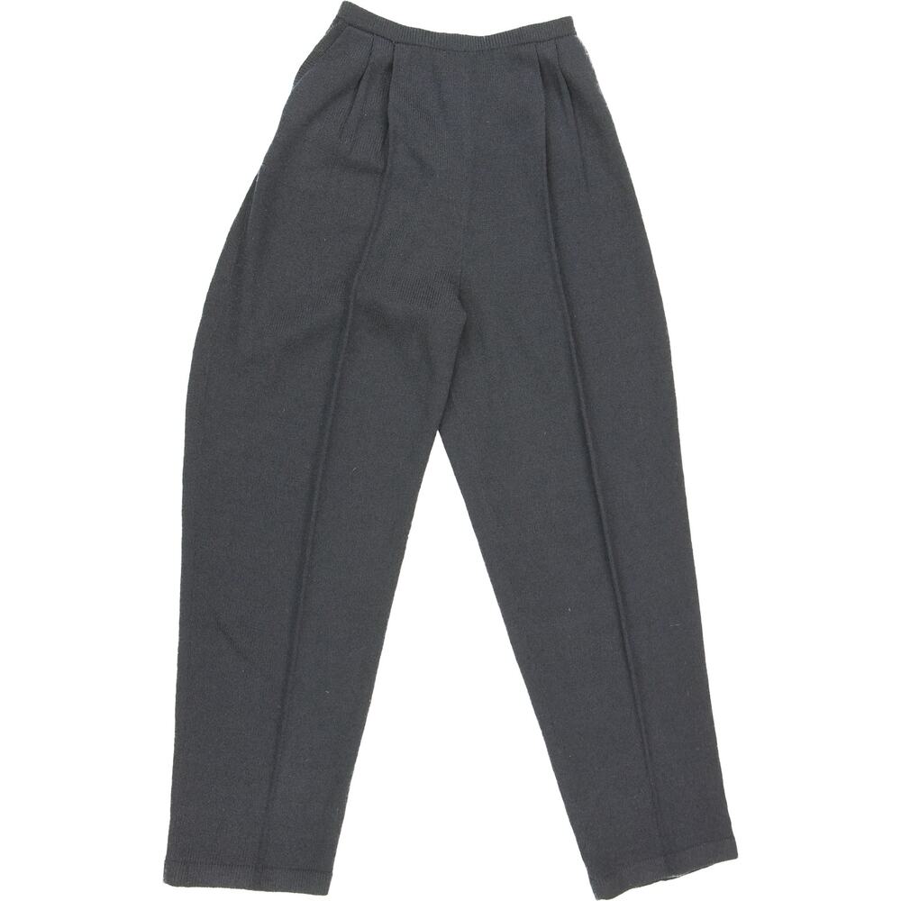 Vintage Don Sayres Wellmore Knit Navy Wool Slacks Deadstock Pants XS